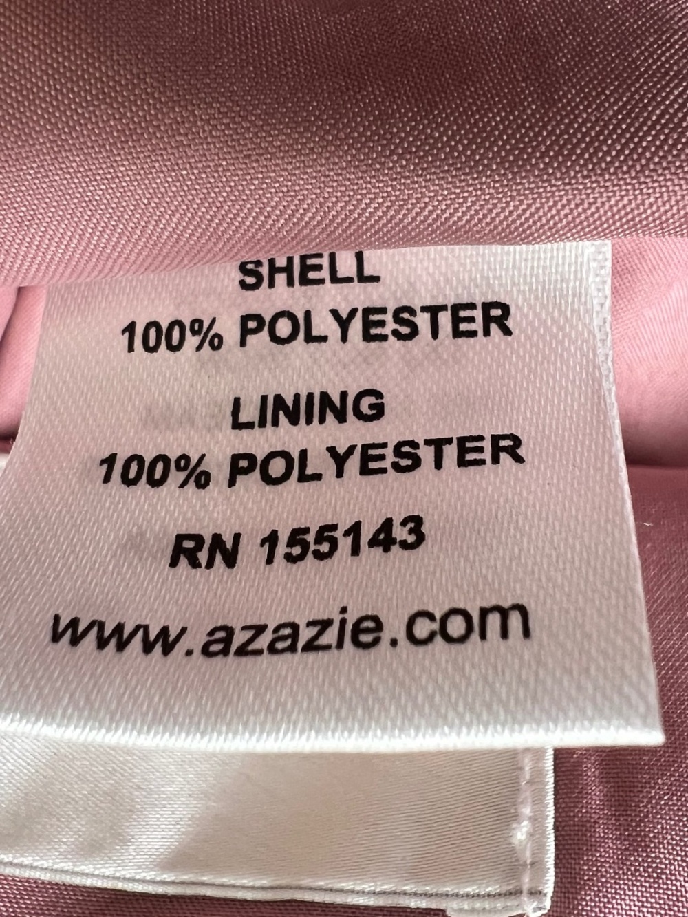NWT - Azazie Lydia One Shoulder Dress in Vintage Mauve Sz A10 - Picture 15 of 15